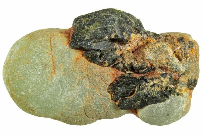 Botryoidal Prehnite and Epidote - Mali #220505